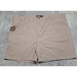 Wrangler Shorts Mens Sz 50 Riggs Workwear Ripstop Ranger Cargo Utility Khaki